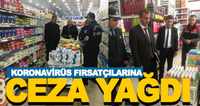 Gaziantep'te koronavirüs fırsatçılarına göz açtırılmıyor
