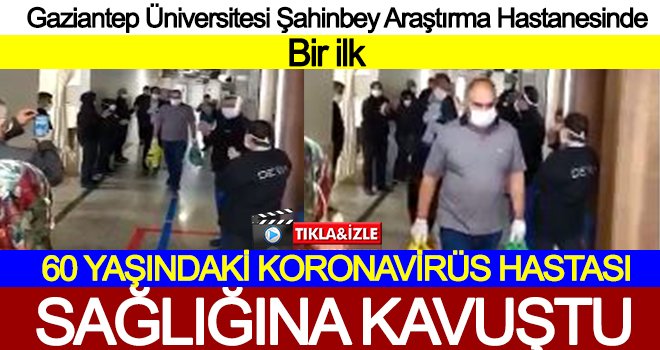 Gaziantep'te koronavirüs hastası kadın, immün plazma tedavisiyle sağlığına kavuştu