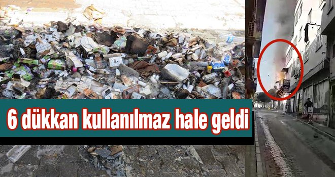 Gaziantep'te kozmetik deposunda korkutan yangın!