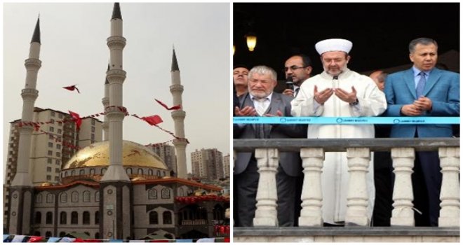 Gaziantep'te kubbesi baklava dilimli caminin açılışı yapıldı