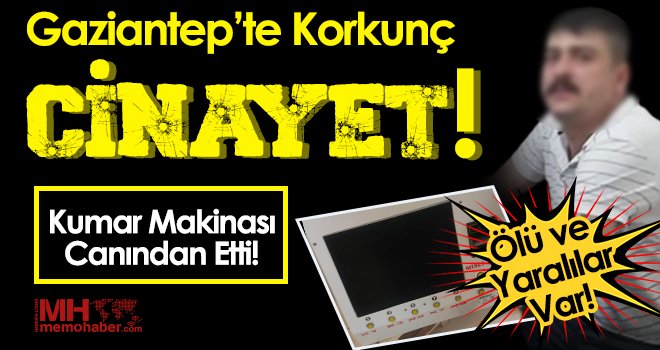 Gaziantep'te kumar makinası canından etti!