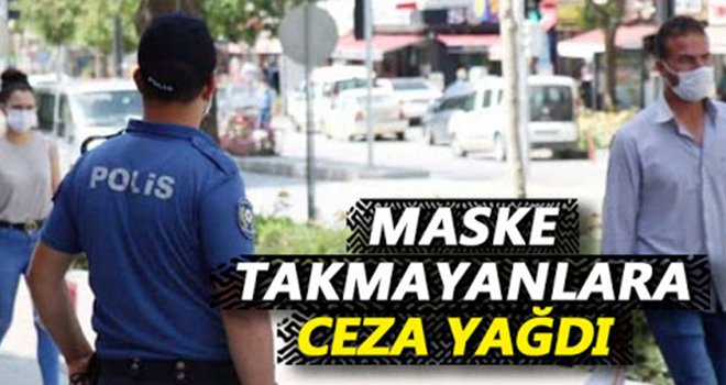 Gaziantep'te maske takmayan bin 53 kişiye ceza