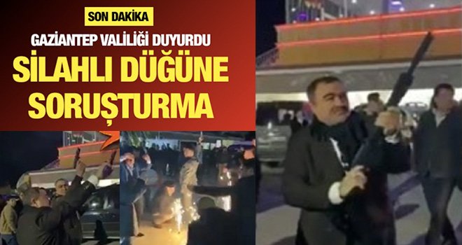 Gaziantep'te o düğüne valilik soruşturması