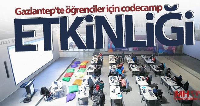 Gaziantep'te öğrenciler için codecamp etkinliği
