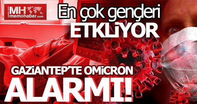 Gaziantep’te Omicron varyantı alarmı! Hızla yayılıyor