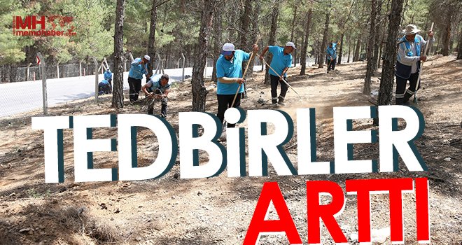 Gaziantep'te orman yangınlarına karşı tedbirler arttı