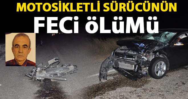 Gaziantep'te otomobil ile motosiklet çarpıştı: 1ölü