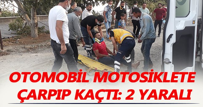 Gaziantep'te otomobil motosiklete çarpıp kaçtı!..