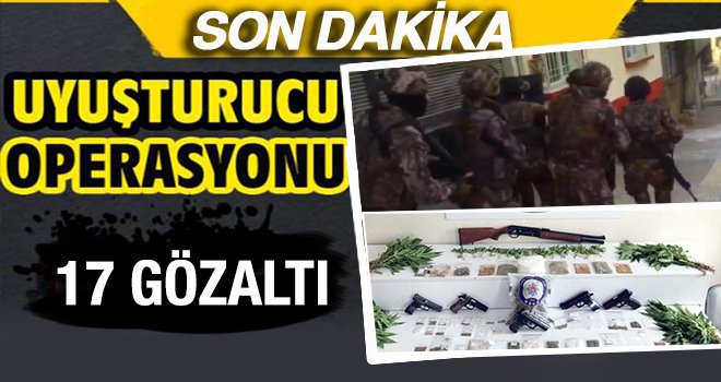 Gaziantep'te özel harekatlı 'torbacı' operasyonu: 17 gözaltı