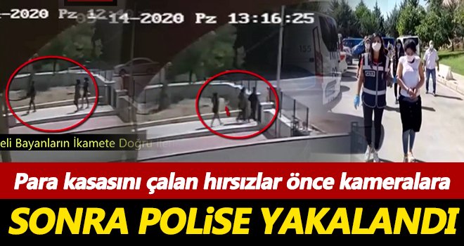 Gaziantep'te para kasasını çalan hırsızlar böyle yakalandı