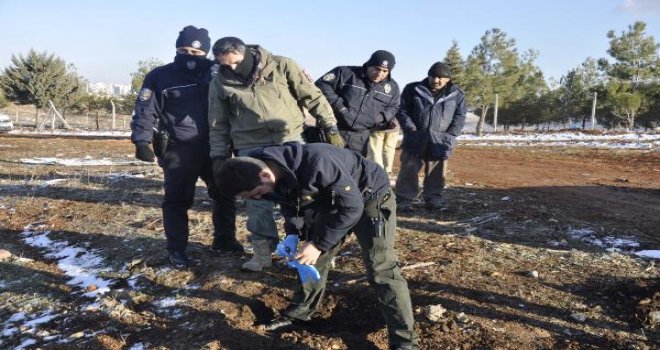 Gaziantep'te patlayıcı ihbarı yapılan arazide köpek leşi bulundu