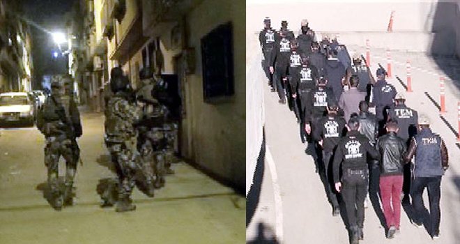 Gaziantep'te PKK operasyonu: 13 tutuklama