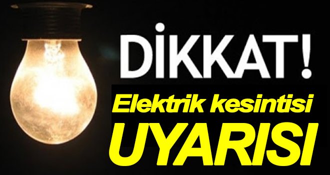 Gaziantep'te planlı elektrik kesintileri erteledi