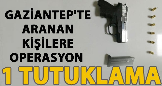 Gaziantep'te polise ateş açarak kaçan şahıs yakalandı!