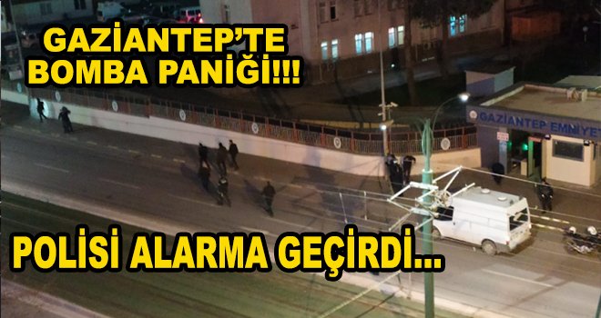 Gaziantep'te Polisi Alarma Geçiren İhbar