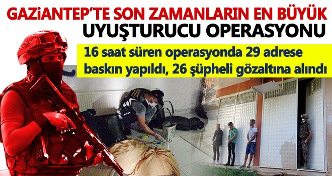 Gaziantep'te polisleri 9 sürgülü kapı da durduramadı!..