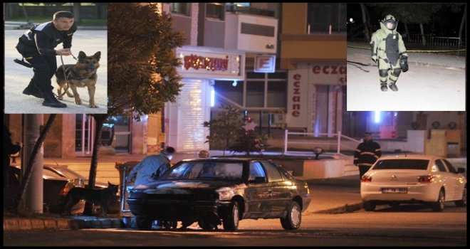 Gaziantep'te Polisten Kaçan İran Plakalı Araç Alev Aldı