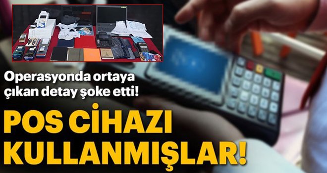 Gaziantep'te pos cihazı ile tefecilik! Gözaltılar var...