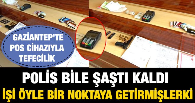 Gaziantep'te pos cihazı tefecilerine operasyon: 2 gözaltı