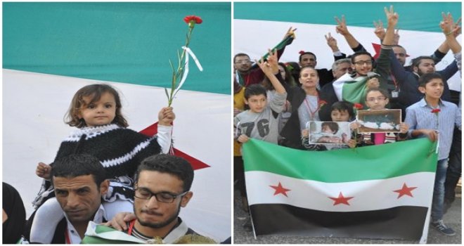 GAZİANTEP'TE RUSYA'YI PROTESTO ETTİLER