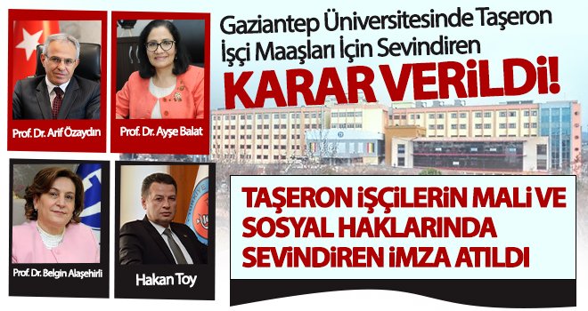 Gaziantep'te sağlık işçilerini sevindiren sözleşme: İmzalar atıldı