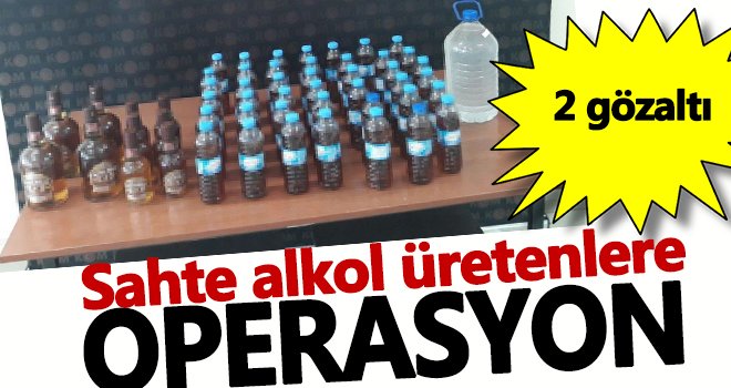 Gaziantep'te sahte alkol ele geçirildi: Gözaltılar var