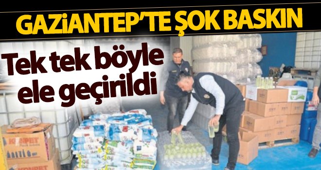 Gaziantep'te sahte dezenfektan ürünlerine operasyon