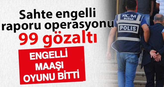 Gaziantep'te sahte rapor çetesi çökertildi: 99 gözaltı