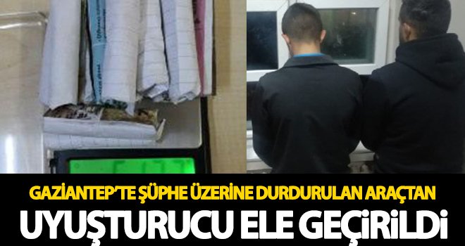 Gaziantep'te satışa hazır 12 fişek esrar ele geçirildi
