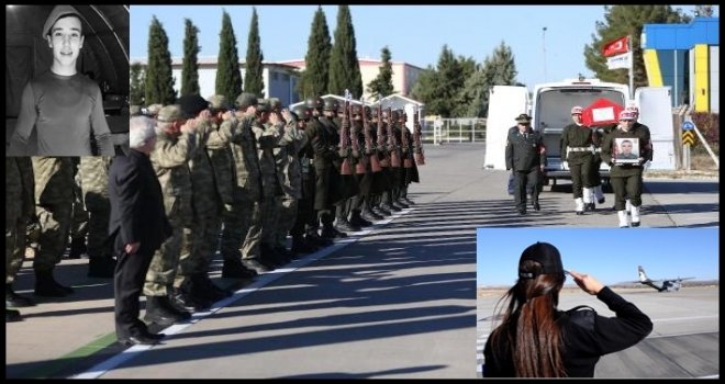 Gaziantep'te şehit olan asker törenle memleketine gönderildi