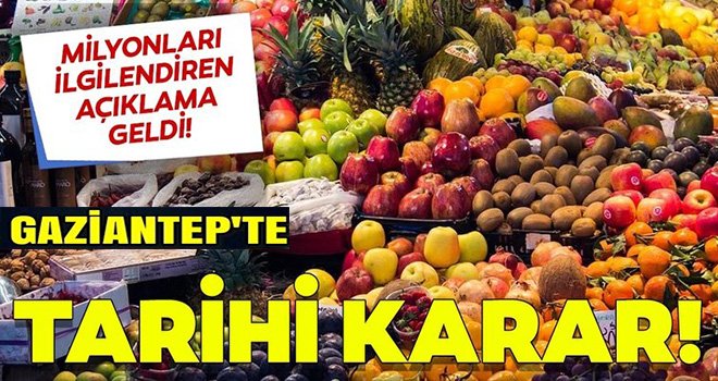 Gaziantep'te Semt pazarları ve piknik alanları kapatıldı