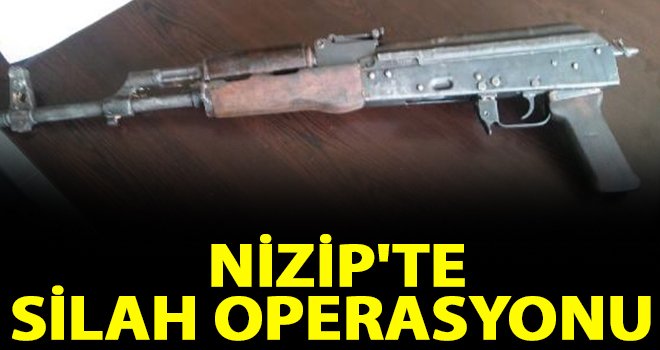 Gaziantep'te silah operasyonu: 3 gözaltı