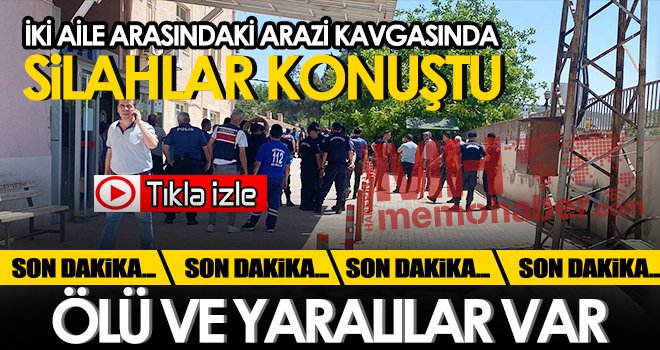 Gaziantep'te silahlı arazi kavgasında kan aktı