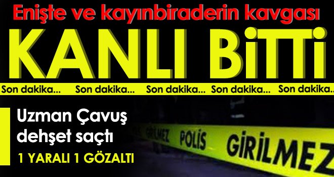 Gaziantep'te silahlı kavga: 1 yaralı 1 gözaltı