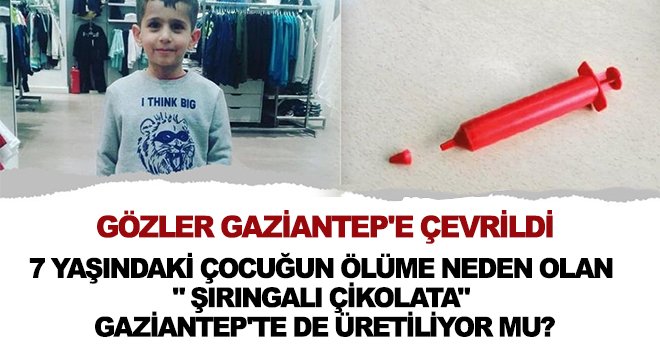 Gaziantep'te Şırıngalı Çikolata üreten firma ya da fabrika var mı? 