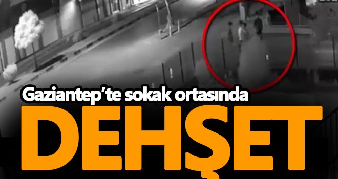 Gaziantep'te sokak ortasında bıçaklı gasp!