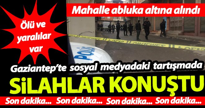 Gaziantep'te sosyal medyadaki tartışma sokağa taştı!
