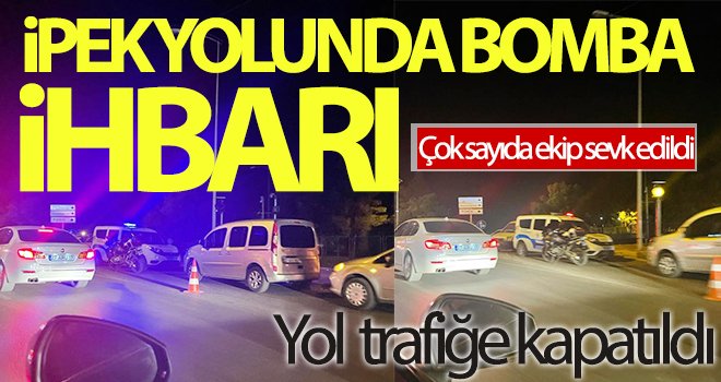 Gaziantep'te şüpheli paket paniği: İpek yolu trafiğe kapatıldı