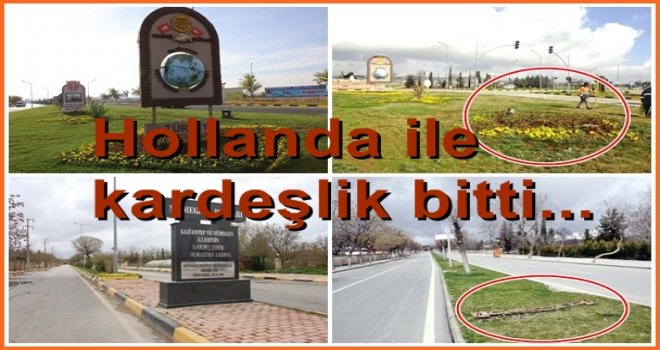 Gaziantep'te, tabelaları söküldü, kardeşlik bitti...