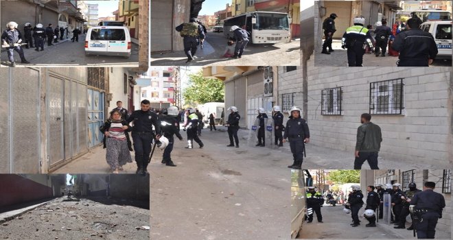 GAZİANTEP’TE TAŞLI-SOPALI AİLE KAVGASI