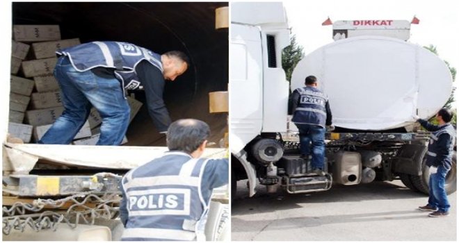 Gaziantep'te TIR’da 170 Bin Kaçak Sigara Ele Geçirildi