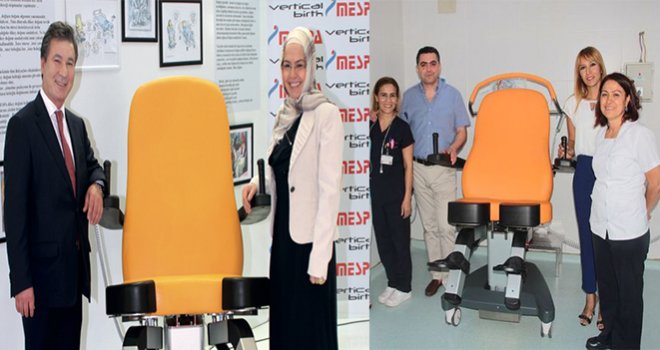 Gaziantep’te üretilen Dikey Doğum Koltuğu Sezaryeni azalttı