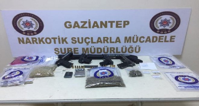 Gaziantep'te uyuşturucu operasyonuna 10 tutuklama