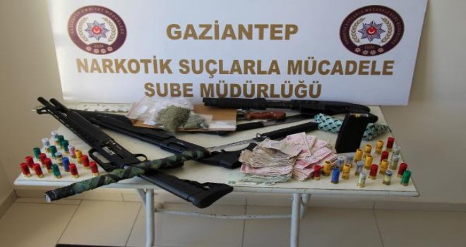 Gaziantep'te uyuşturucu operasyonuna 6 gözaltı