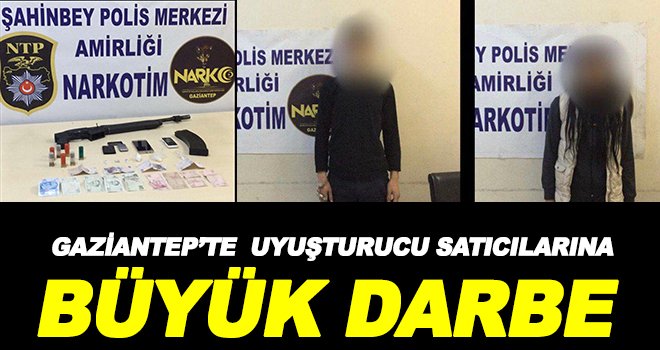 Gaziantep'te uyuşturucu satıcıları faka bastı: 3 gözaltı