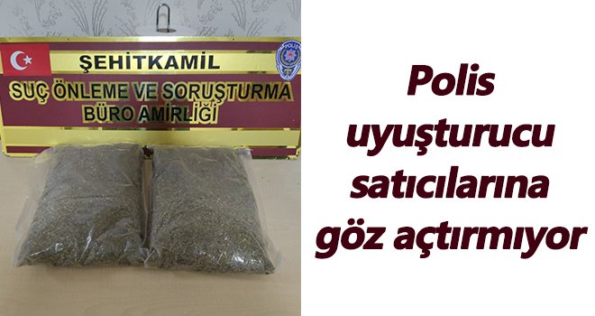Gaziantep’te uyuşturucu satıcılarına operasyon!