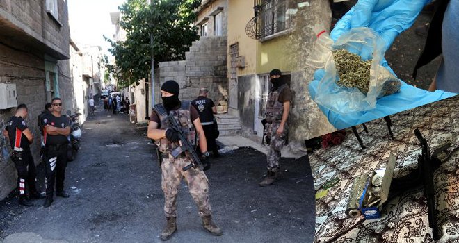 Gaziantep'te uyuşturucu satıcılarına şafak operasyonu; 3 gözaltı