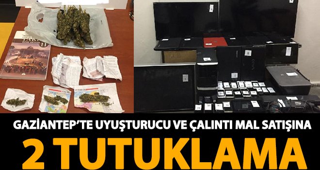 Gaziantep'te uyuşturucu tacirlerine operasyon: 2 tutuklama