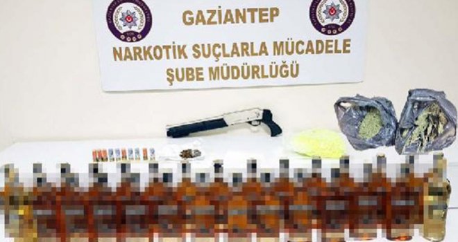 Gaziantep'te uyuşturucu tacirlerine operasyon: 6 gözaltı