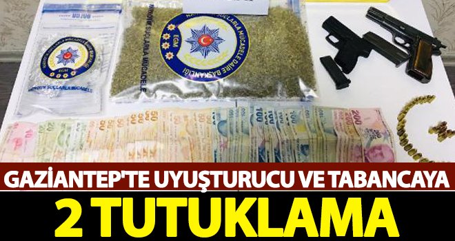 Gaziantep'te uyuşturucu ticaretine 2 tutuklama 